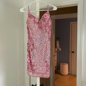 Rachel Allen hoco dress in pink, style #40152